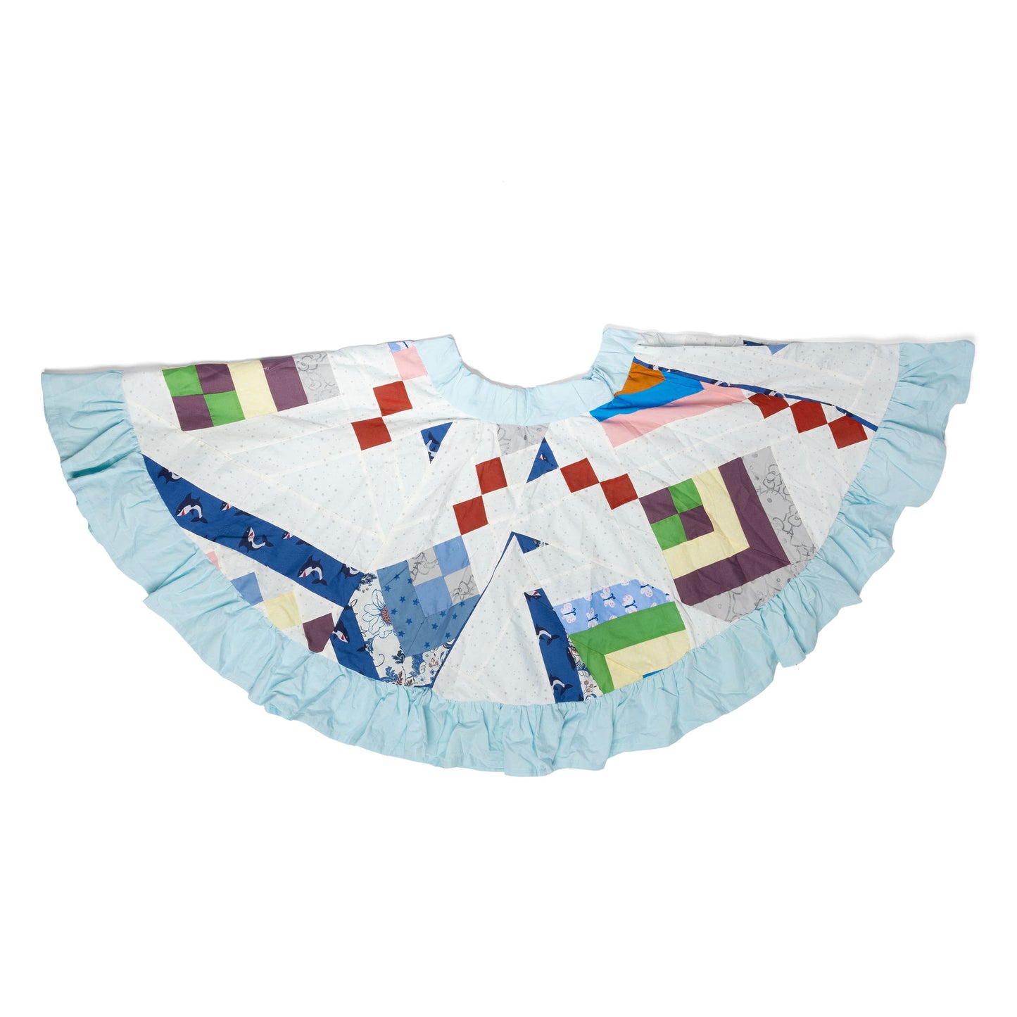 Patchwork Dancing Skirt- L