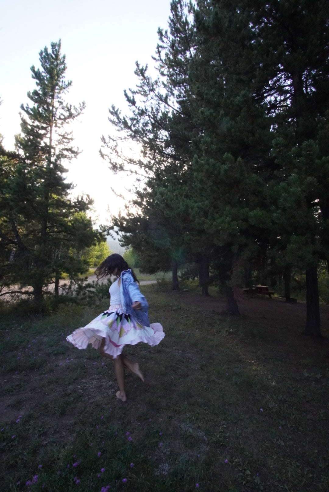 Patchwork Dancing Skirt- S