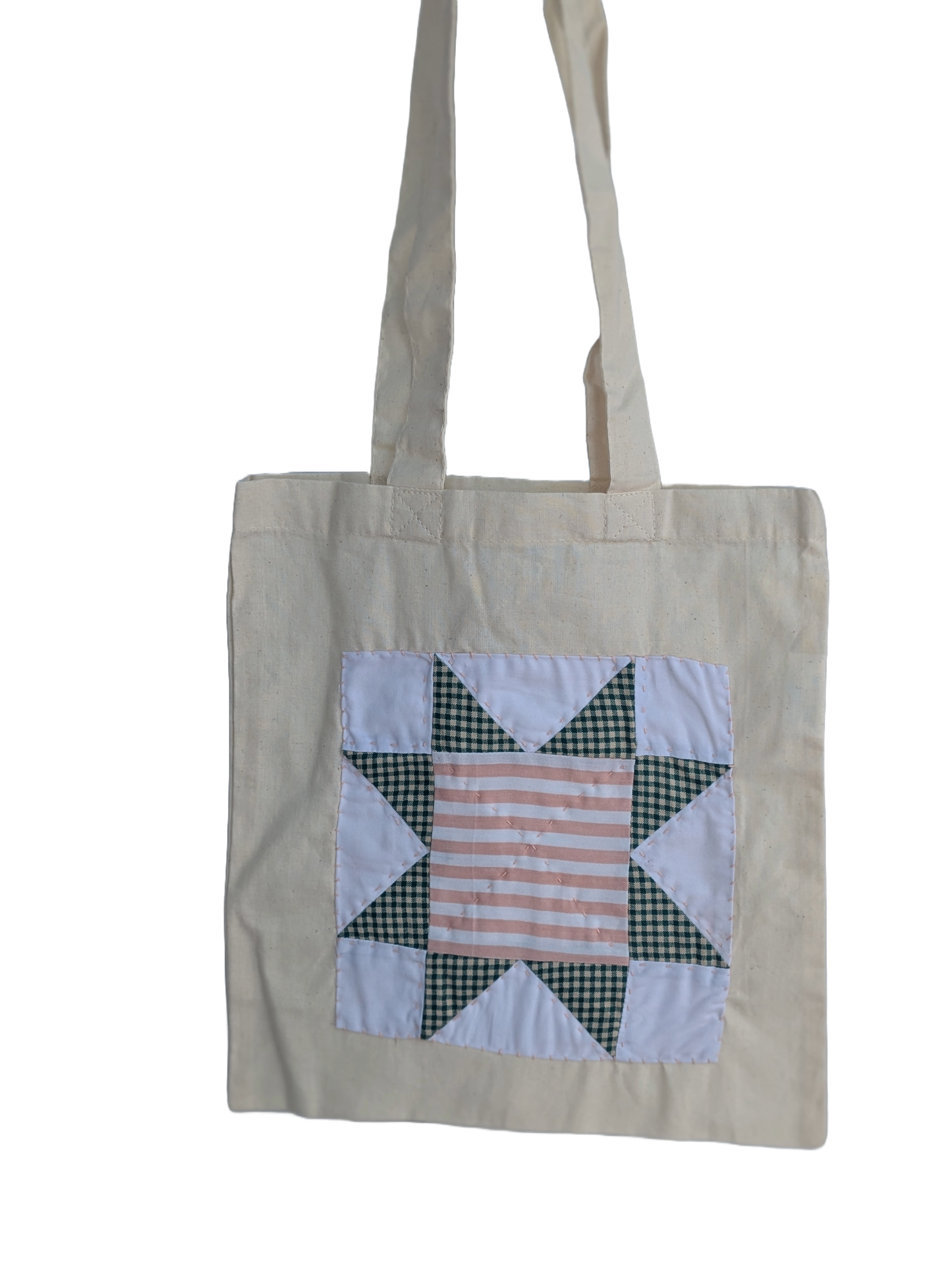 Sawtooth Star Patchwork Tote