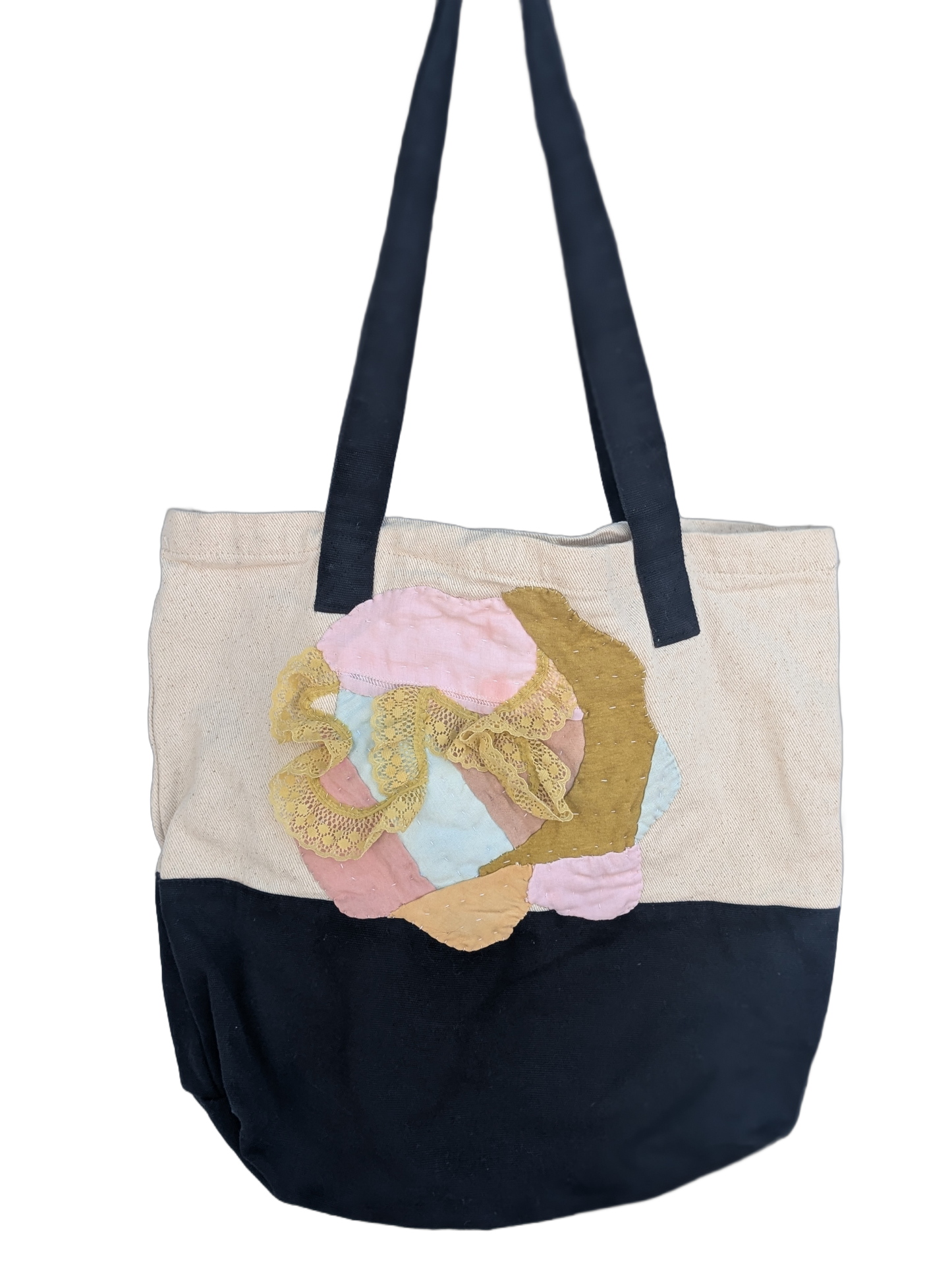 Daisy Patchwork Tote