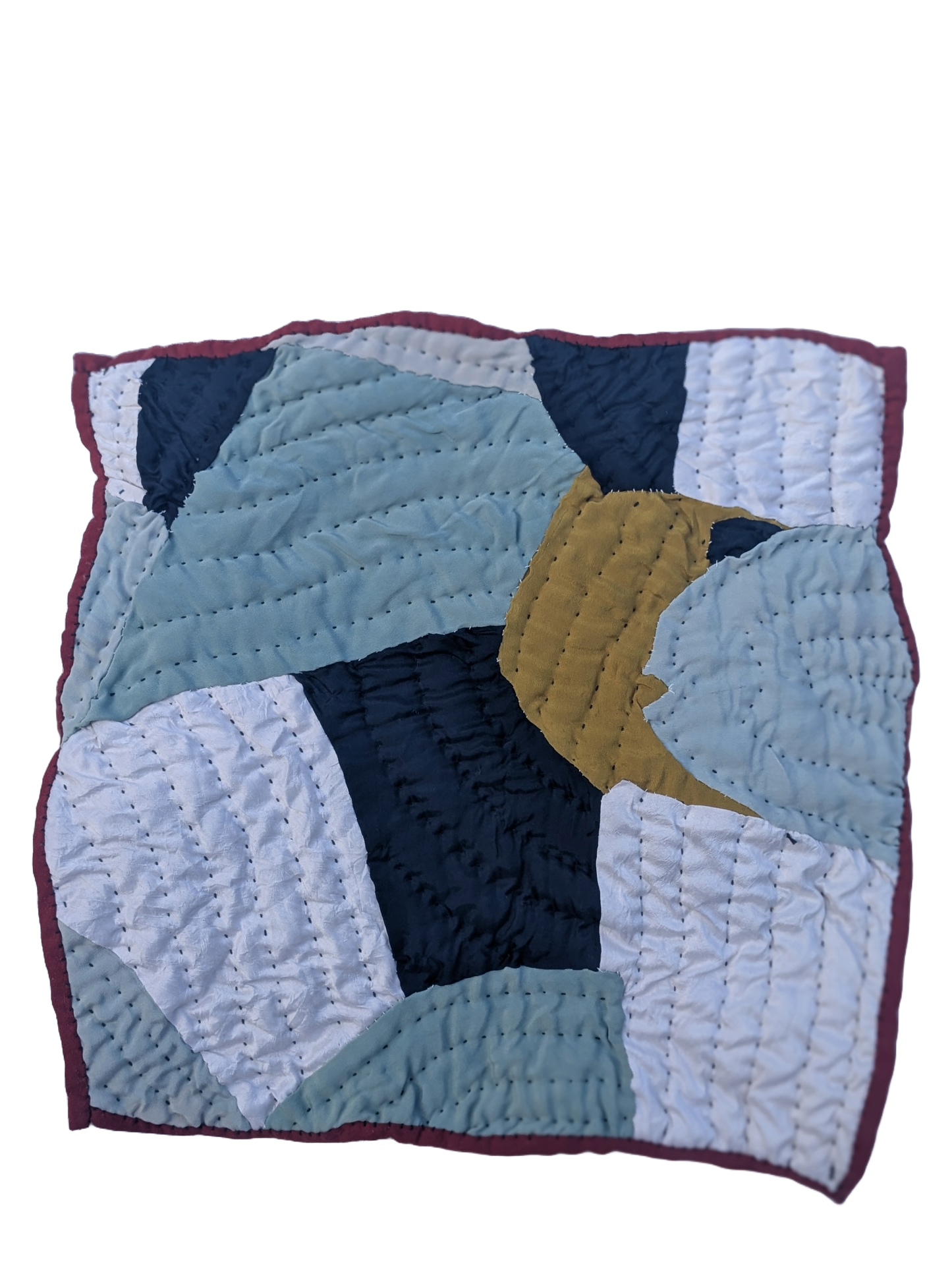Hand stitched silk no. 8