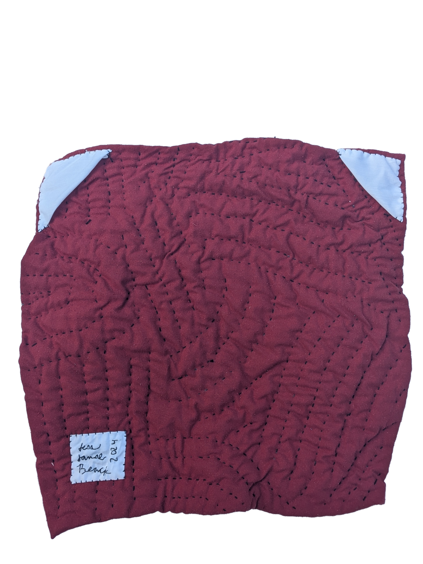 Hand stitched silk no. 8