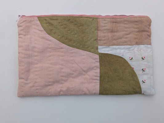 Vintage Floral Zipper Pouch