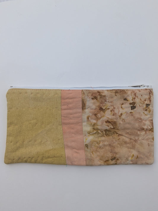 Plant Dyed Zipper Pouch