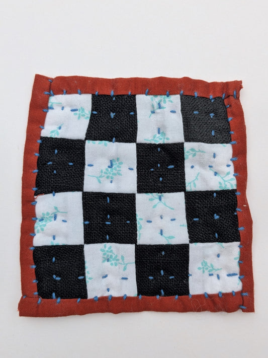 Checkerboard Mug Rug