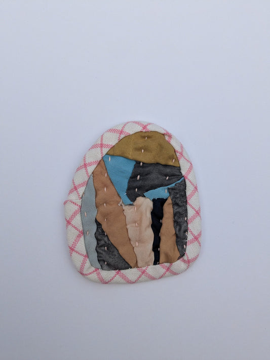 Hand-stitched Silk no. 7