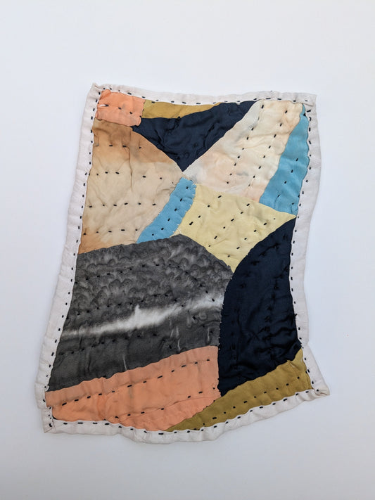 Hand-stitched Silk no. 9