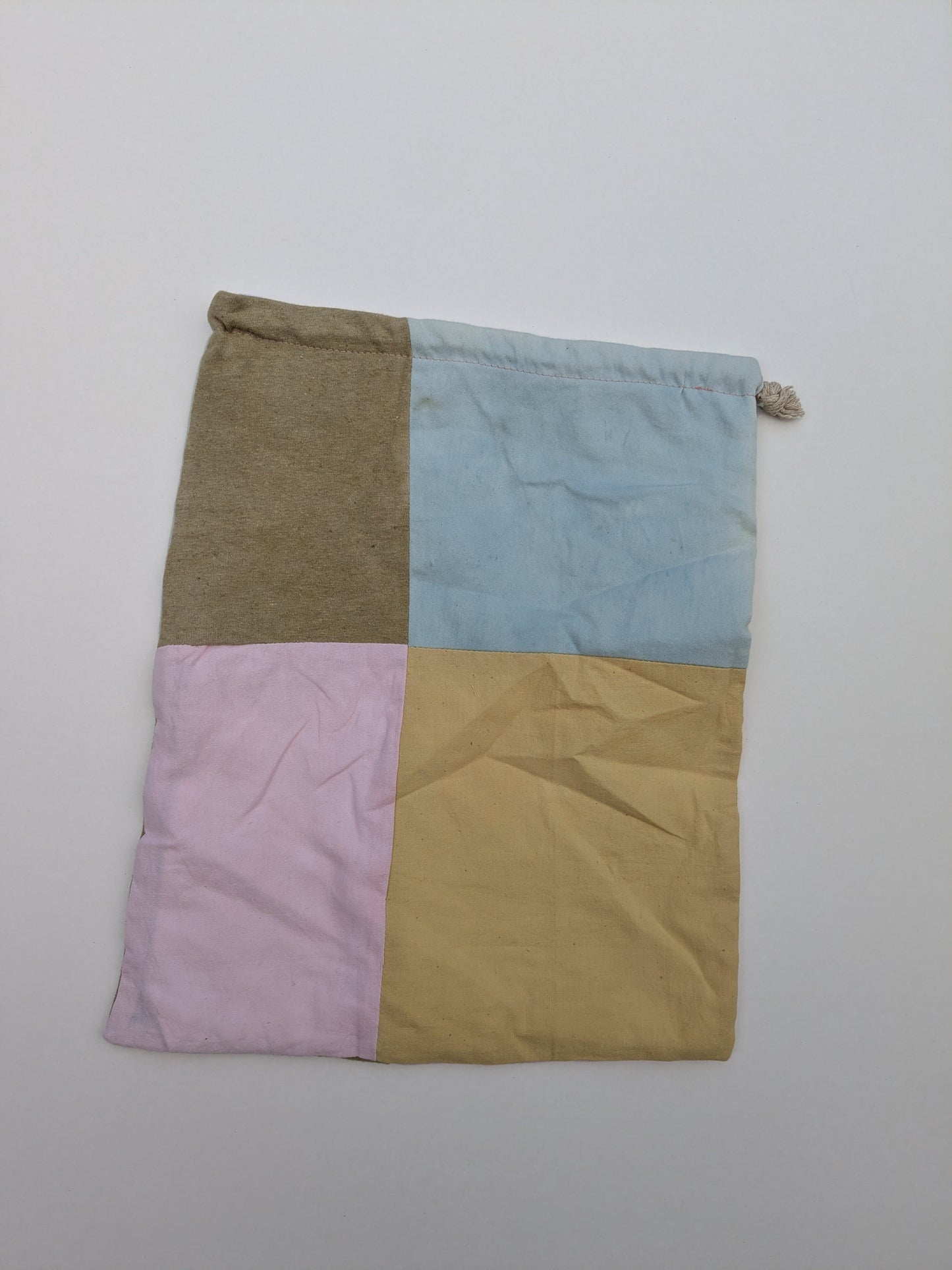 Plant Dyed Drawstring Bag