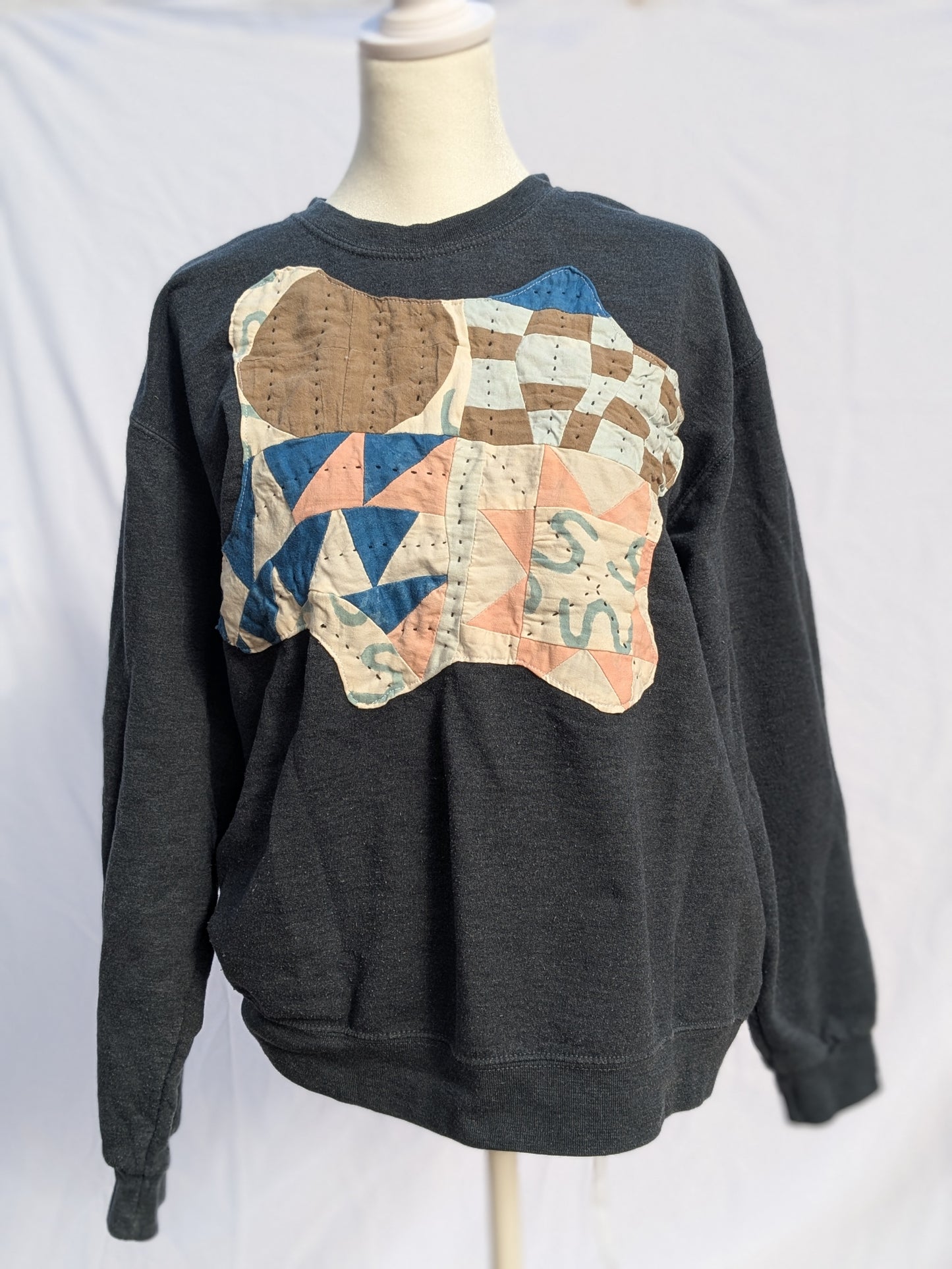 Plant-Dyed Splash Pullover