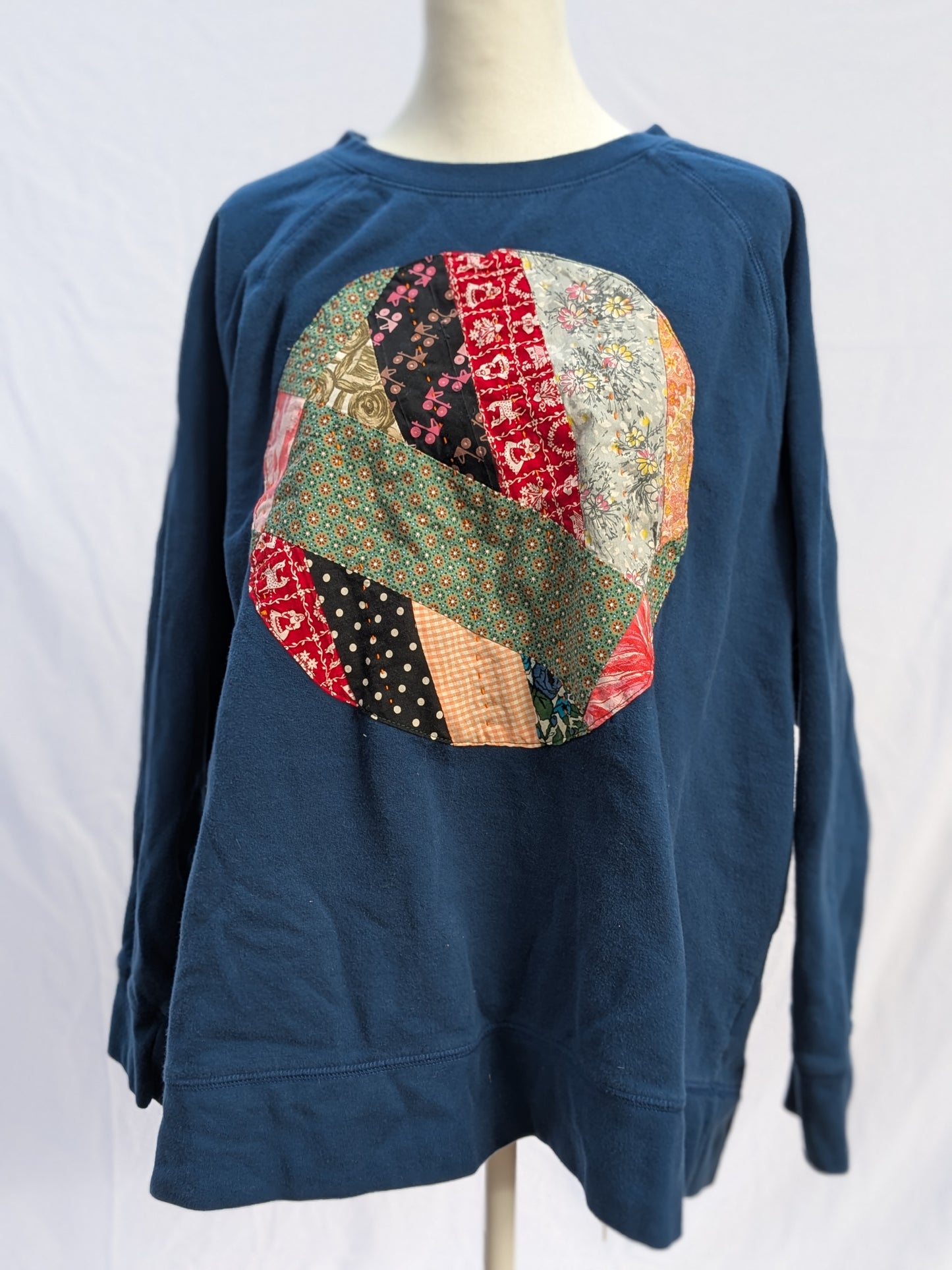Patchwork Circle Pullover