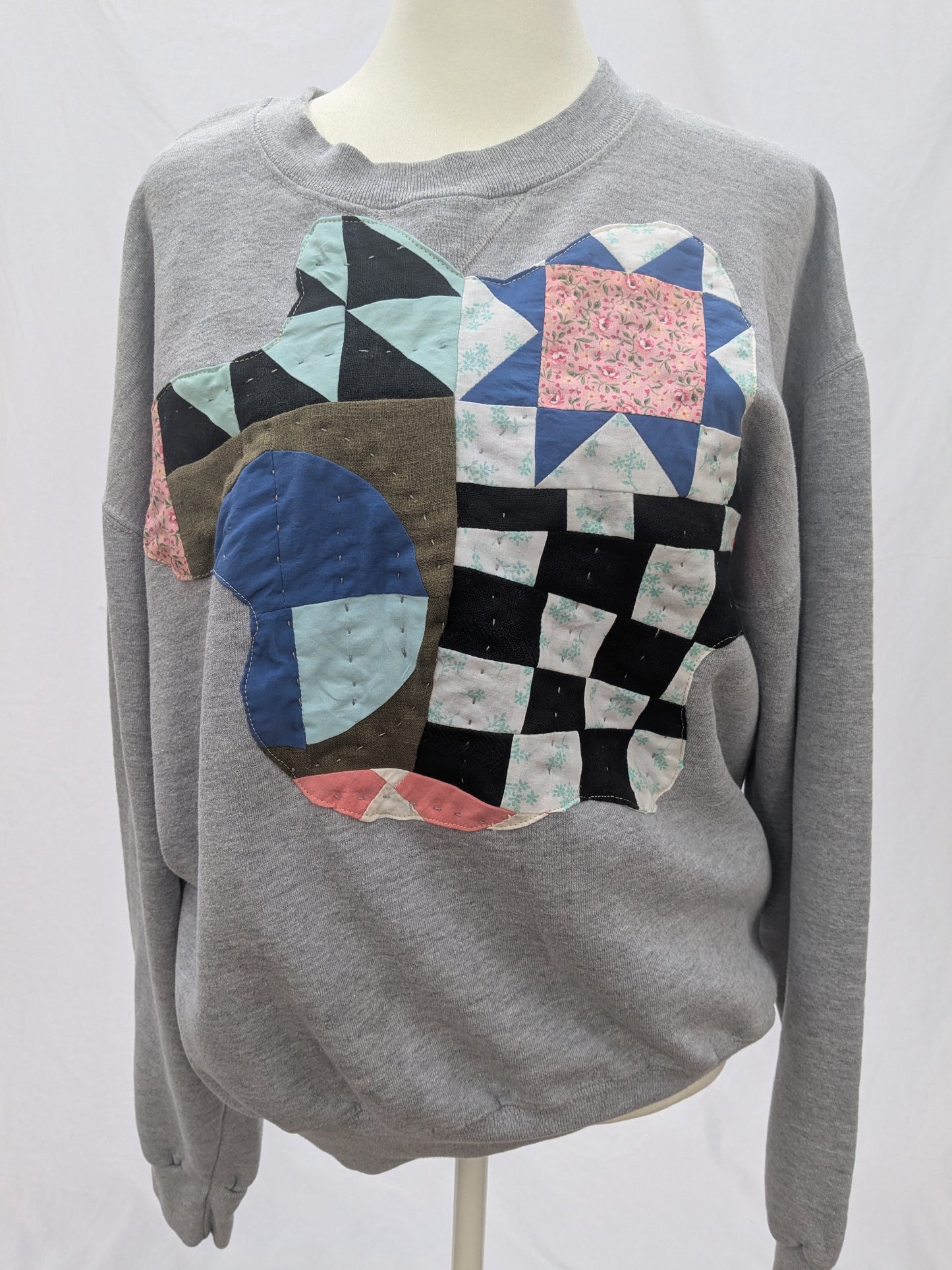 Patchwork Splash Pullover