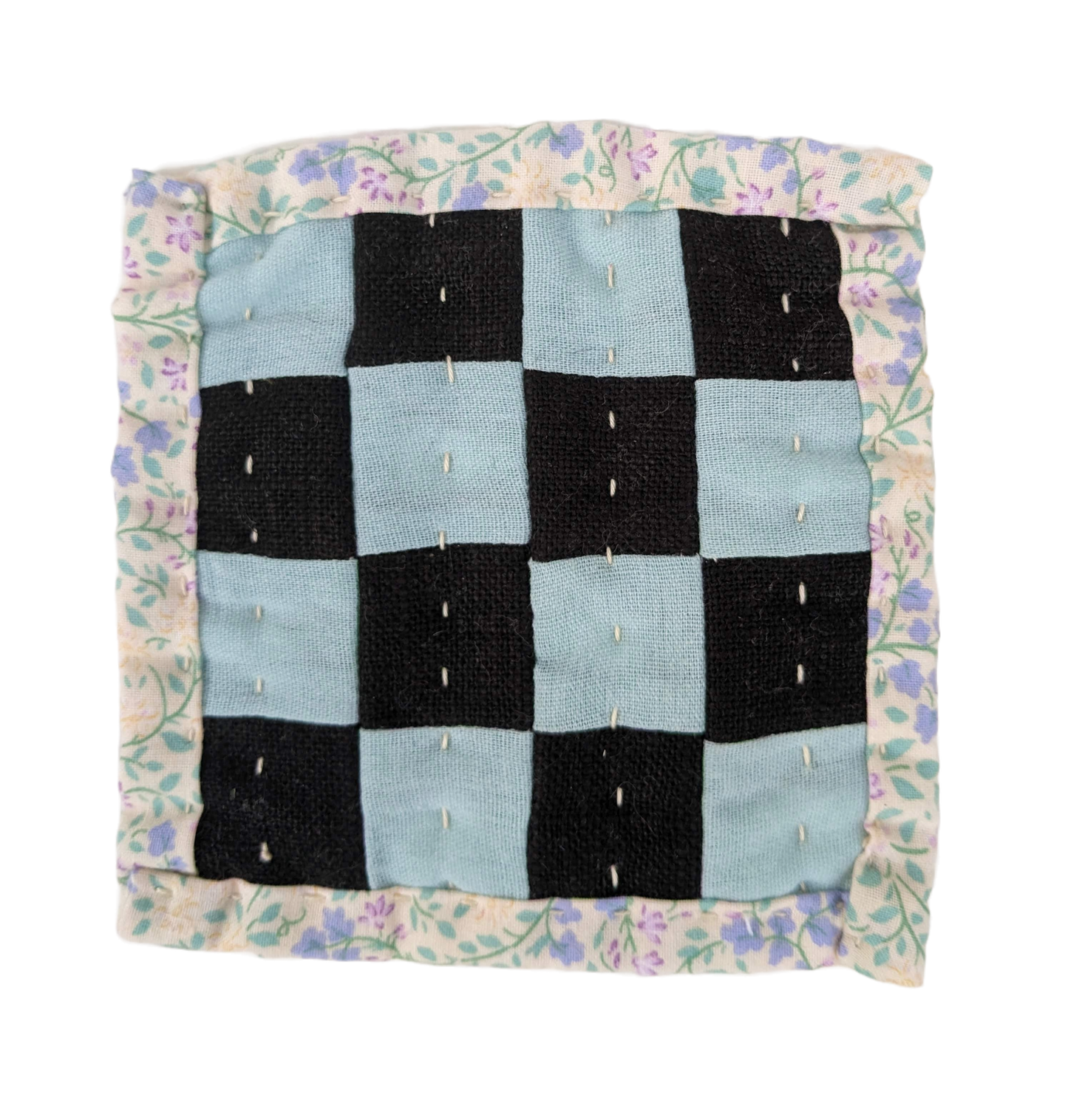 Checkerboard Mug Rug