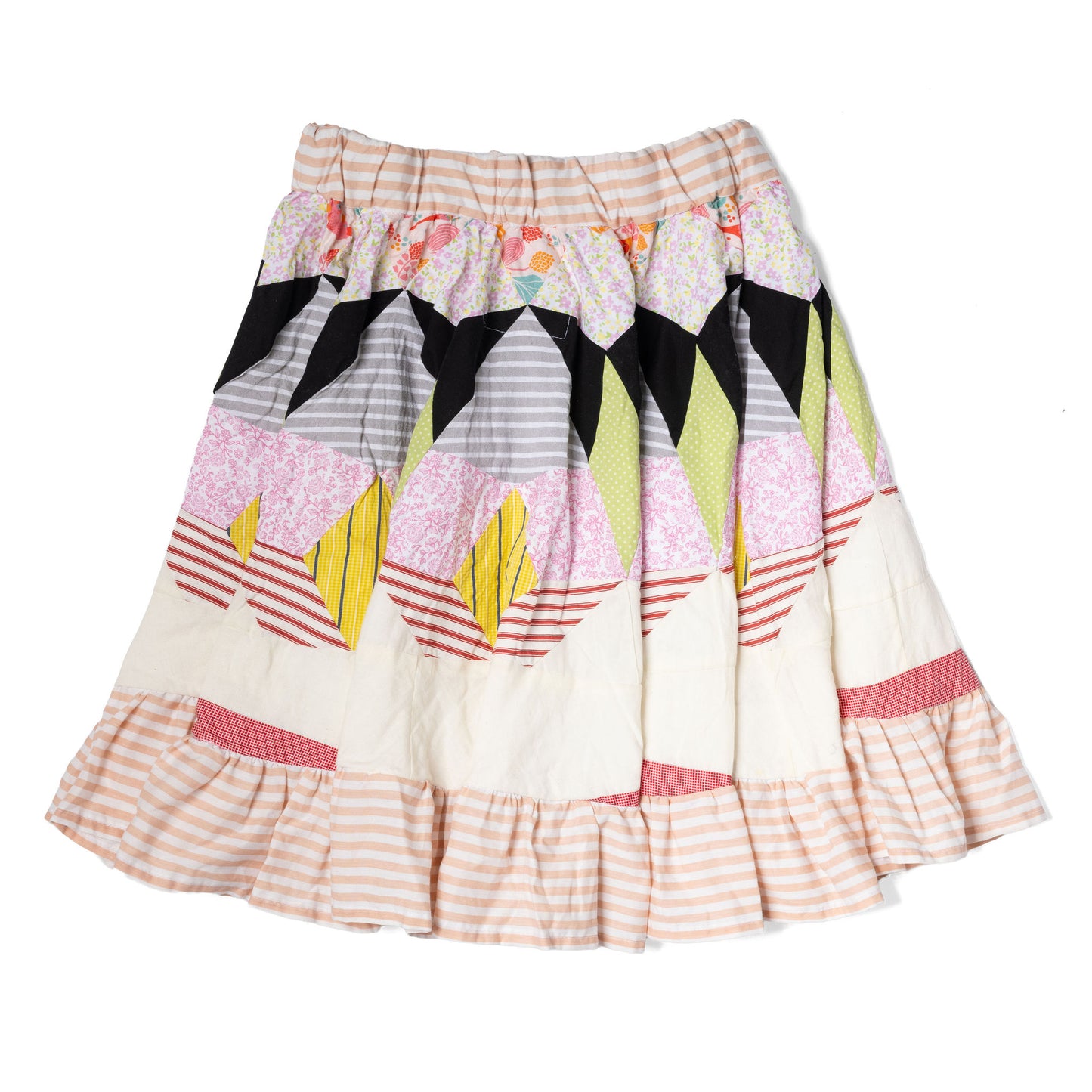 Patchwork Dancing Skirt- S