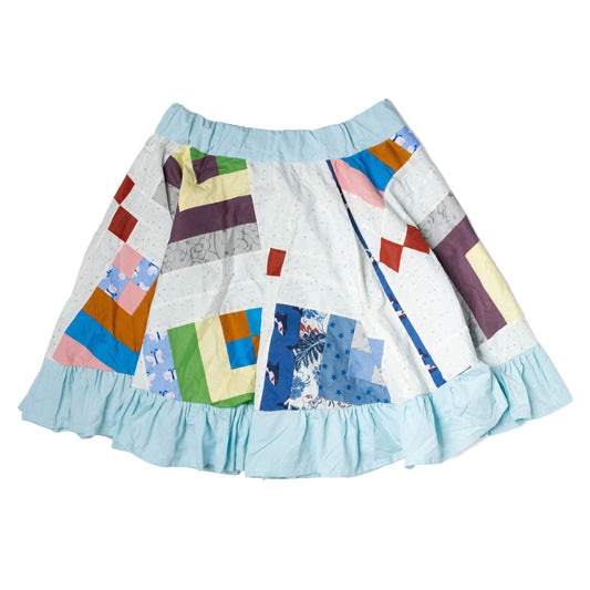 Patchwork Dancing Skirt- L