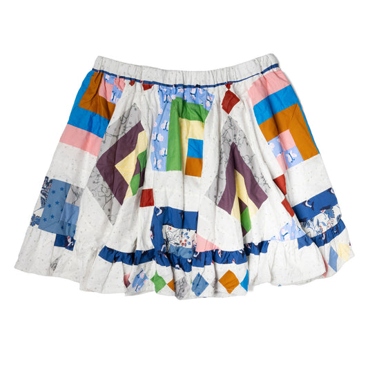 Patchwork Dancing Skirt- XXL