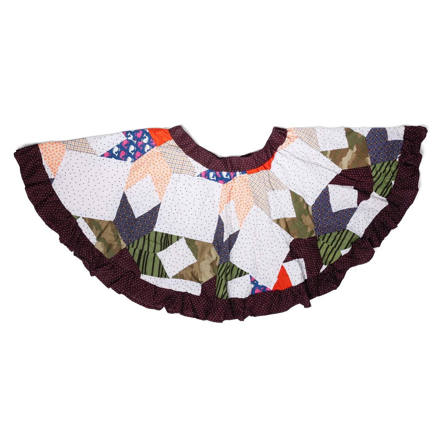 Patchwork Dancing Skirt- XXL