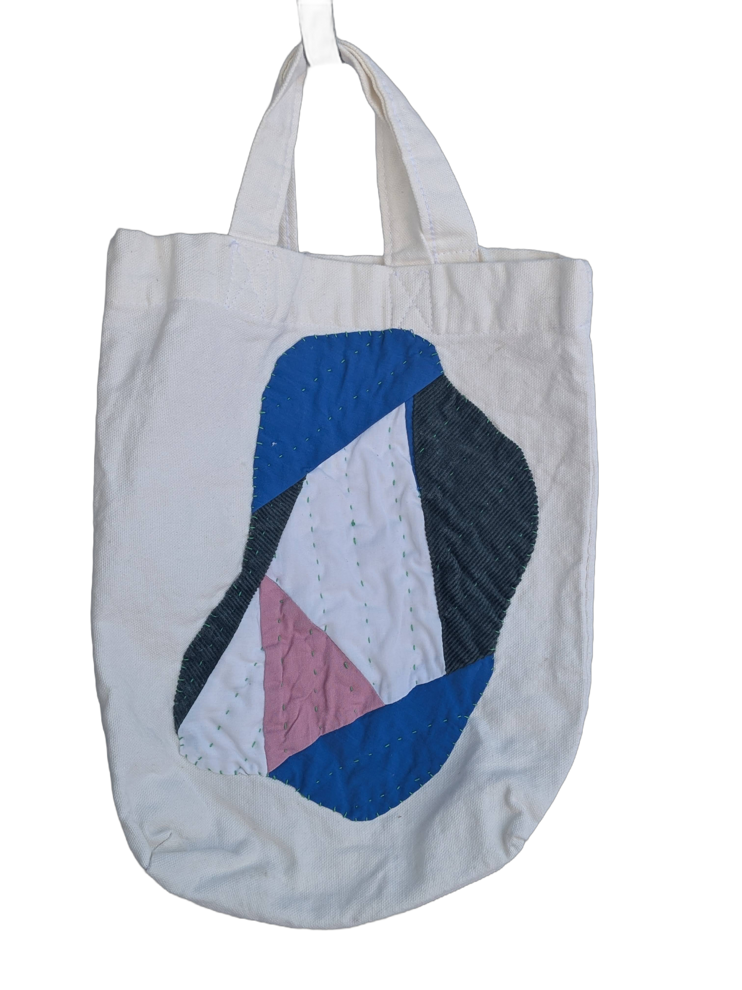 Organic Shapes Patchwork Tote