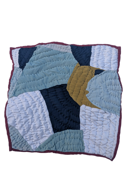 Hand stitched silk no. 8