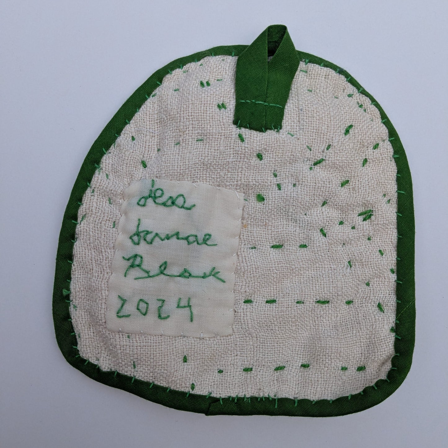 Hand-stitched Silk no. 6