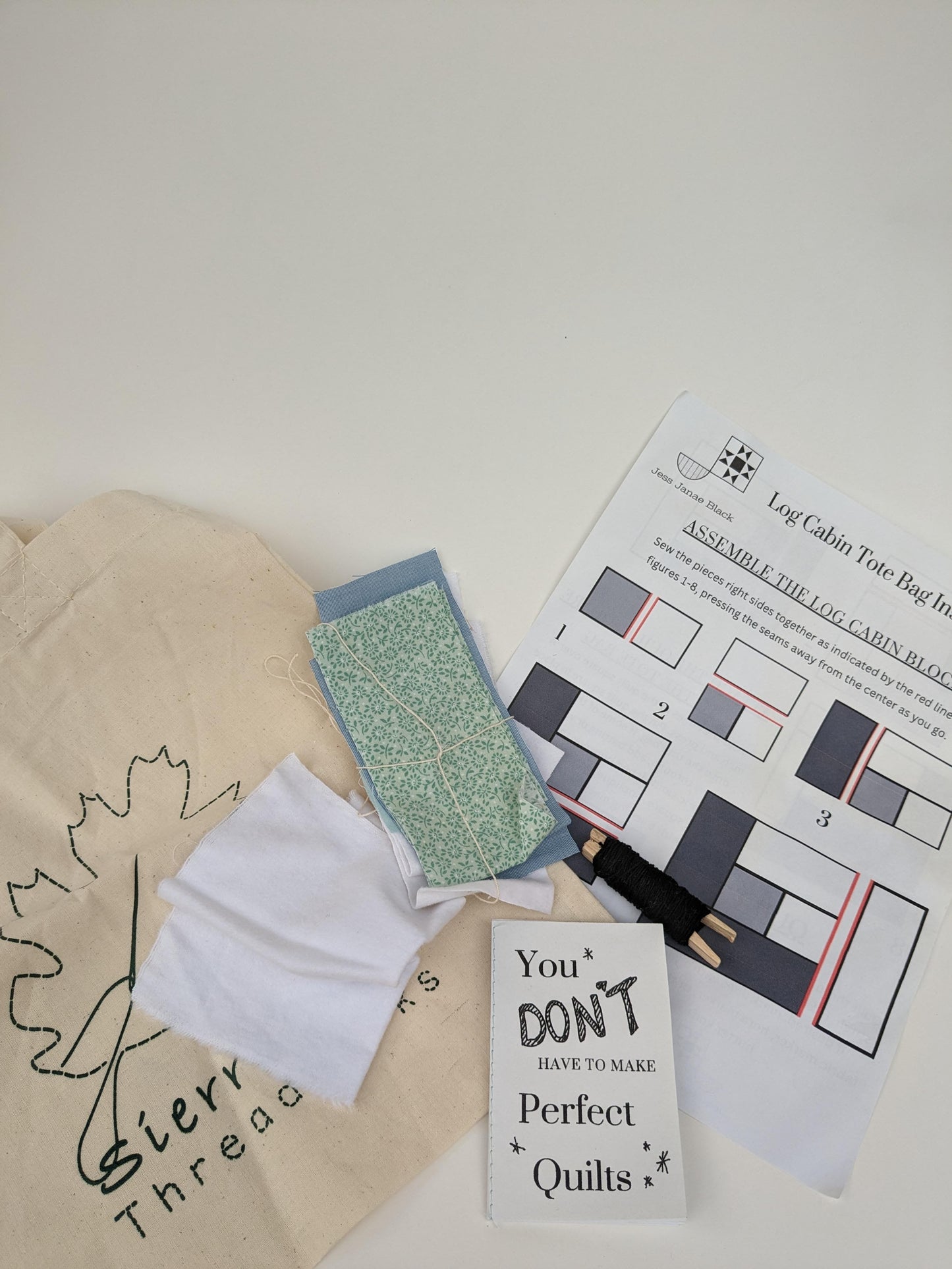 Flying Geese Patchwork Tote Kit