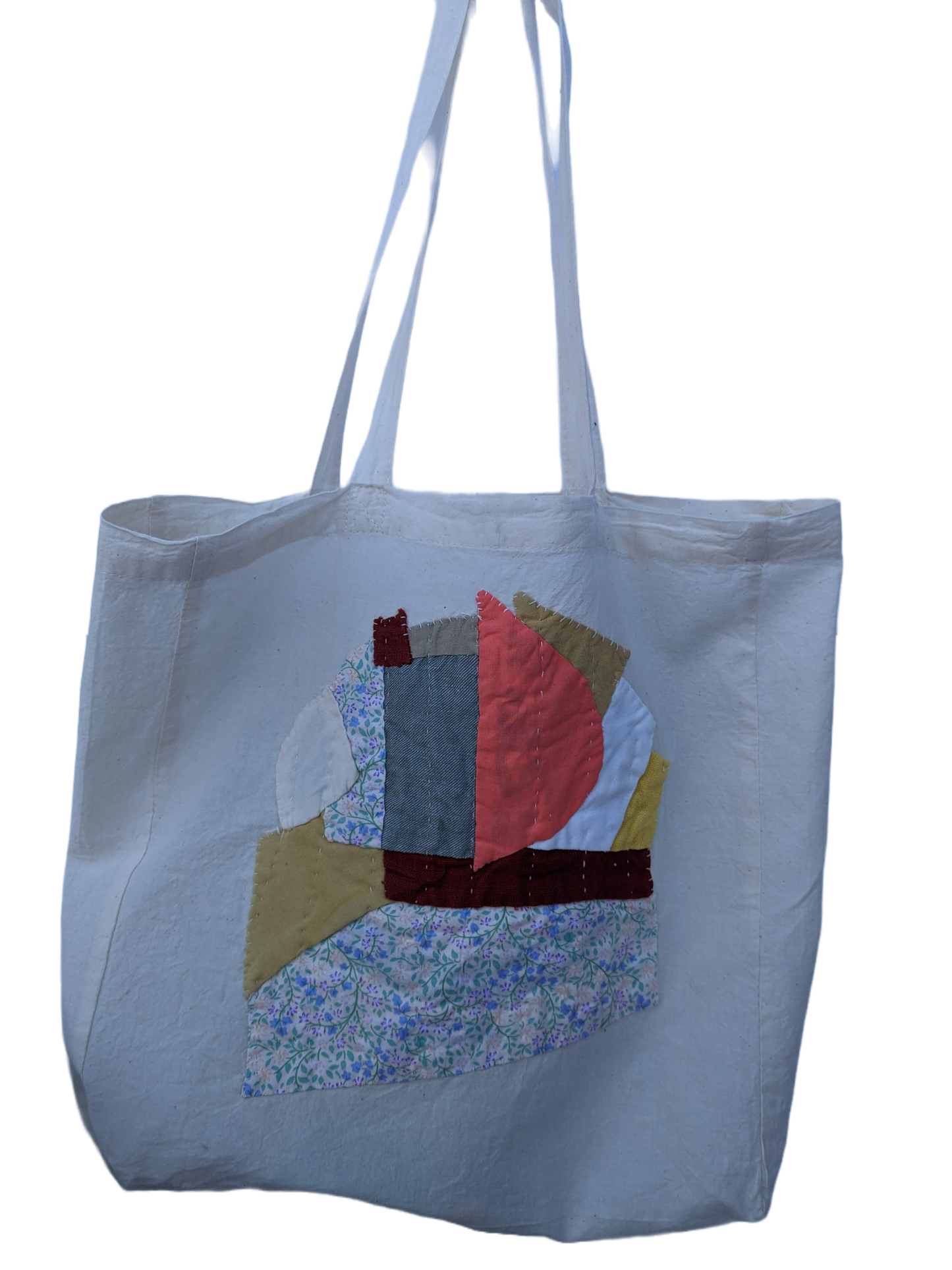 Churn Dash Patchwork Tote (two-sided)