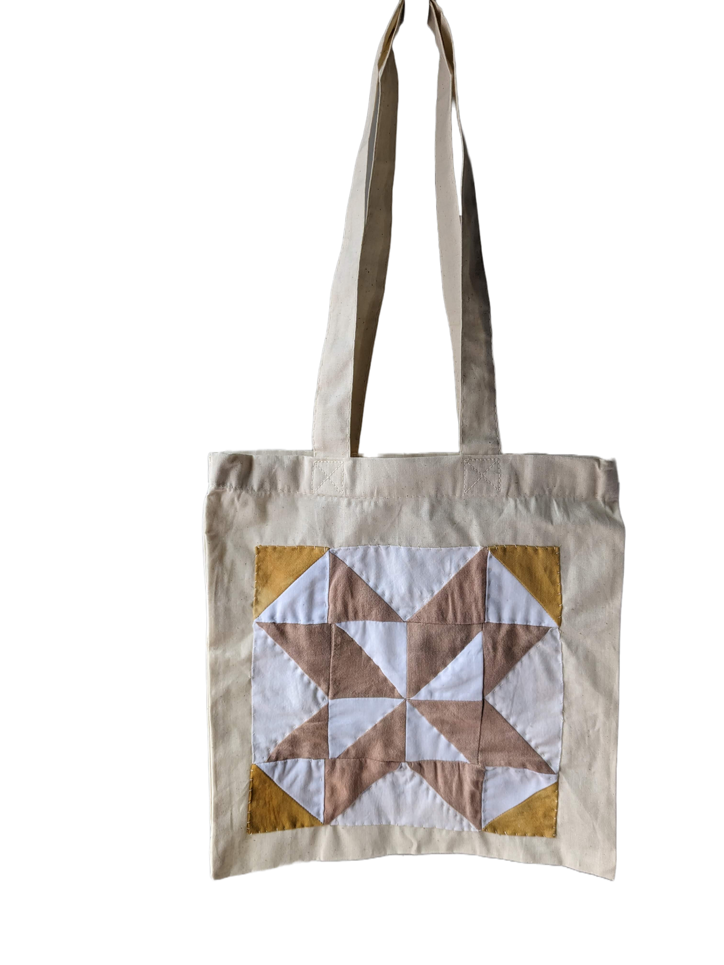 Plant Dyed Patchwork Tote