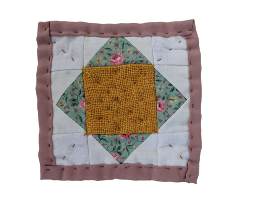 Inset Squares Mug Rug