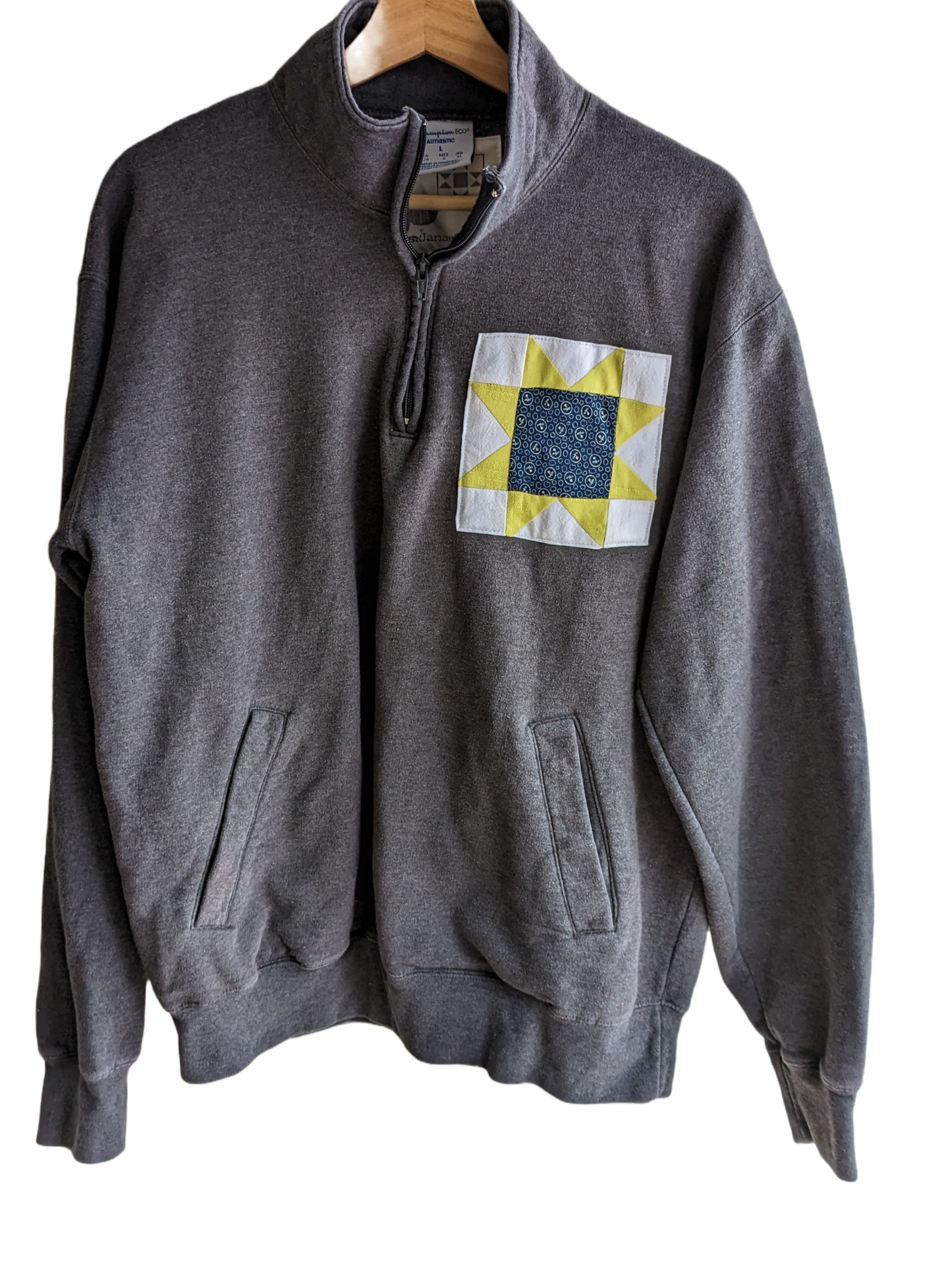 Sawtooth Star Zippered Pullover