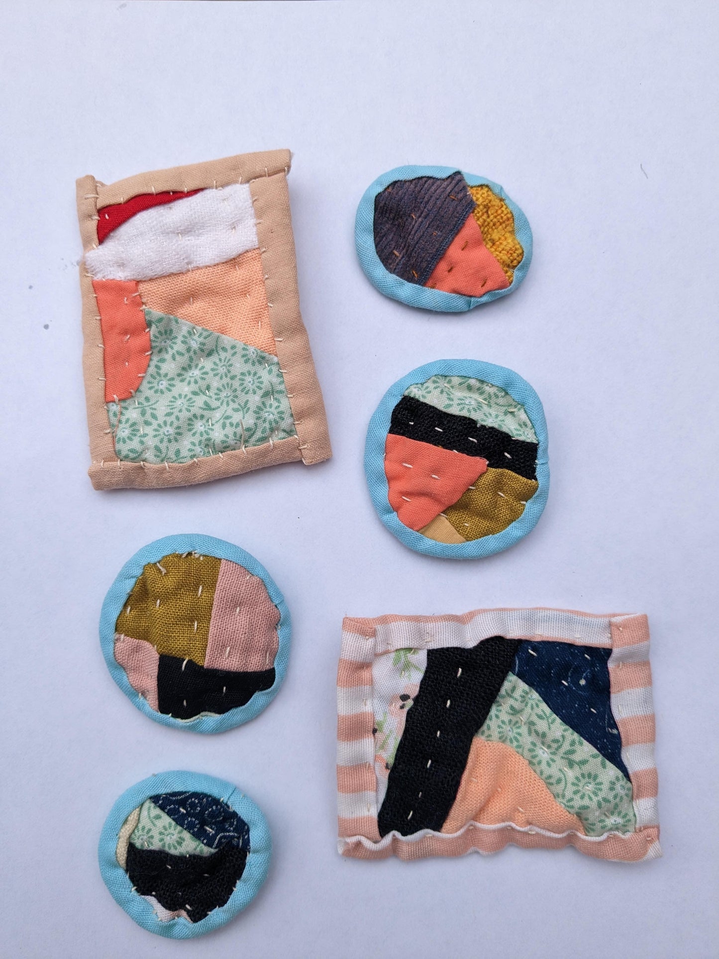 Quilted Rectangle Magnet